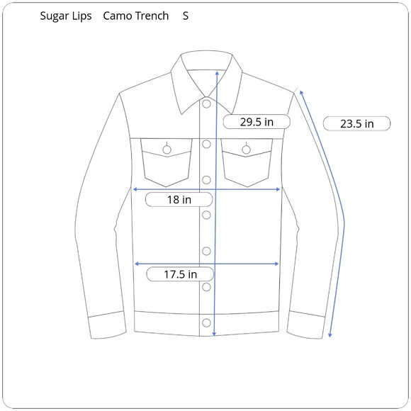 Pre-🖤 Sugar Lips Belted Short Camo Trenchcoat - Picture 3 of 3